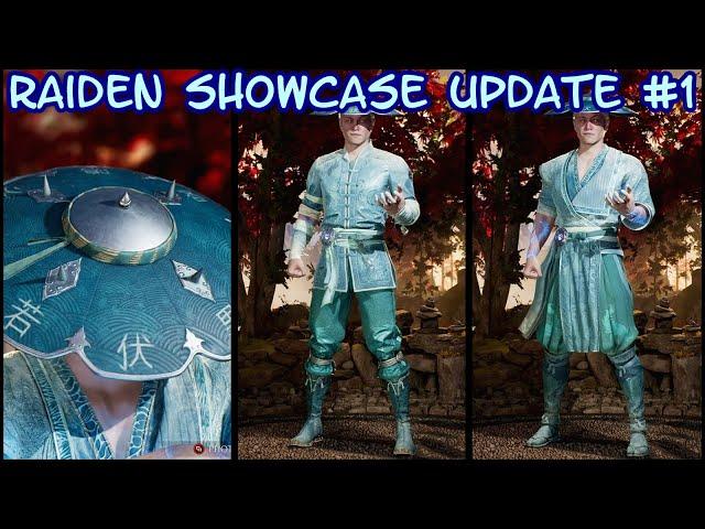 Raiden Showcase - Gear & Skins (December 2023 Update) - Mortal Kombat 1