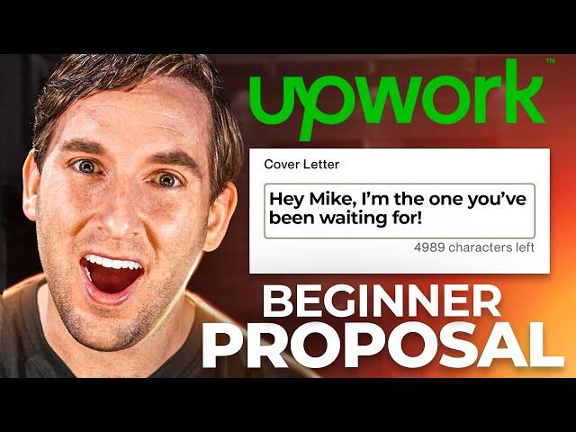 Upwork Cover Letter for total BEGINNERS [FULL TEMPLATE!]