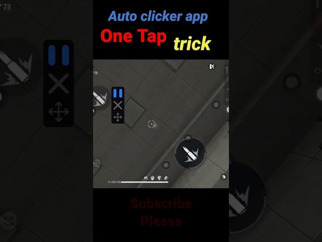 Newheadshot trick withauto clicker app /free fire new headshot trick m1887,wait for end  #shorts