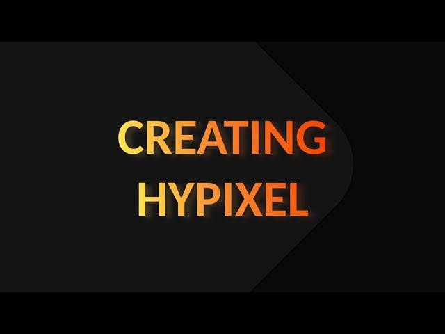 I am CREATING HYPIXEL from scratch - Gearflux Devlog 1