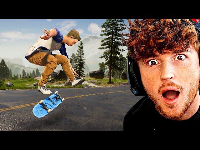 Becoming a Pro SKATEBOARDER in Realistic Game!