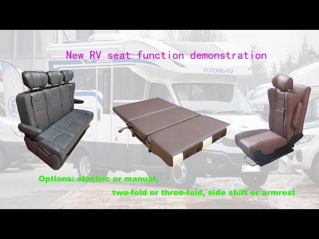 New RV van seat bed function campervan bed seats