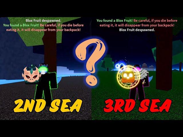 Which Sea is BEST for Finding Fruits? | Blox Fruits Comparison