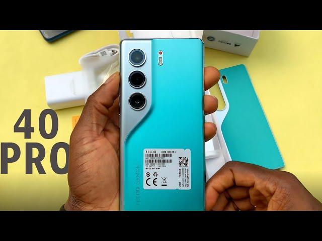 Tecno Camon 40 Pro: Unboxing And First Impressions 