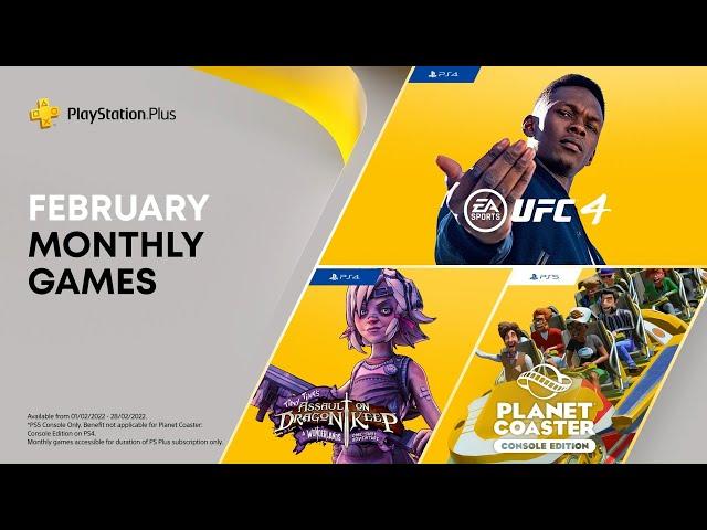 PS Plus Monthly Free Games - February