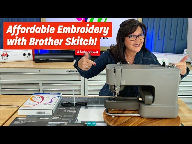 Brother Skitch PP1 Embroidery Machine Review and First Project