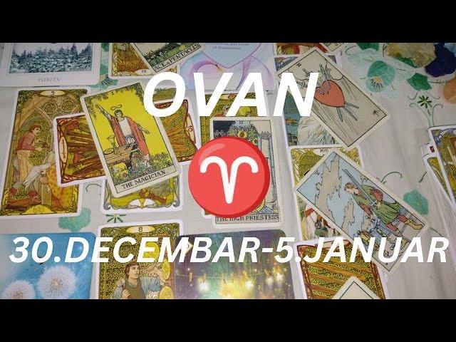 OVAN  Vreme je da  priznate svoja osećanja ️ 30.DECEMBAR-5.JANUAR TAROT