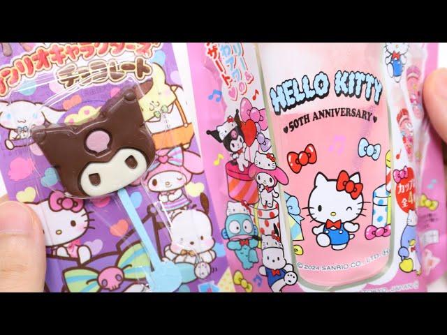 Hello Kitty SHUWARINCHU DIY Candy Jelly Drink Kit and Kuromi Lollipop Chocolate