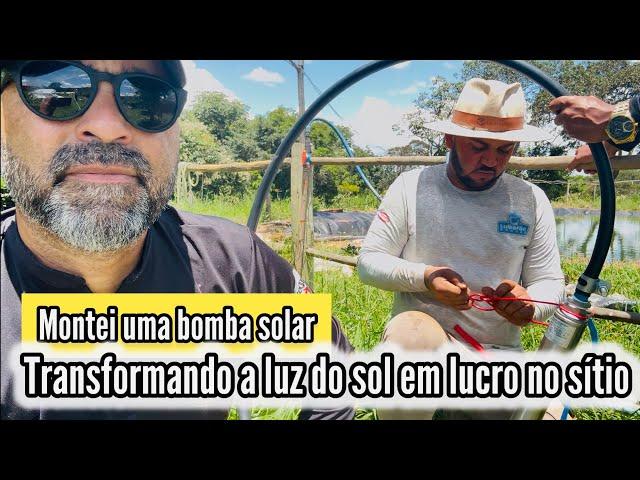 REVOLUÇÃO SUSTENTÁVEL: COMO MONTAR UMA BOMBA SOLAR PARA OXIGENAR ÁGUA DO TANQUE DE PEIXES