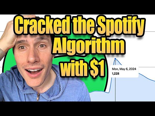 I cracked the Spotify Algorithm (15,000+ streams) with a $1 Facebook Ad