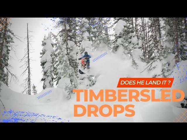 Epic Deep Snow On A Timbersled Riot 3 Pro and KTM 300