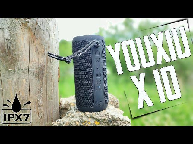 YOUXIU X10 - НОВЫЙ Музыкальный МОНСТР / Обзор Портативной Bluetooth КОЛОНКИ с ЗАЩИТОЙ IPX7