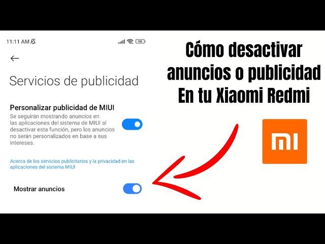 Cómo desactivar anuncios o publicidad de tu Xiaomi 2024