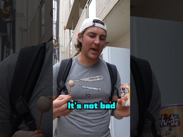 I tried quail eggs from a vending machine...