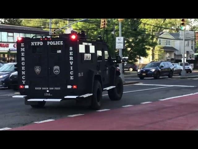 Brand new nypd ess 5 leceno bearcat responding