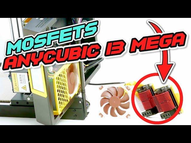 ANYCUBIC I3 Mega DOPPEL MOSFETS - EINBAU