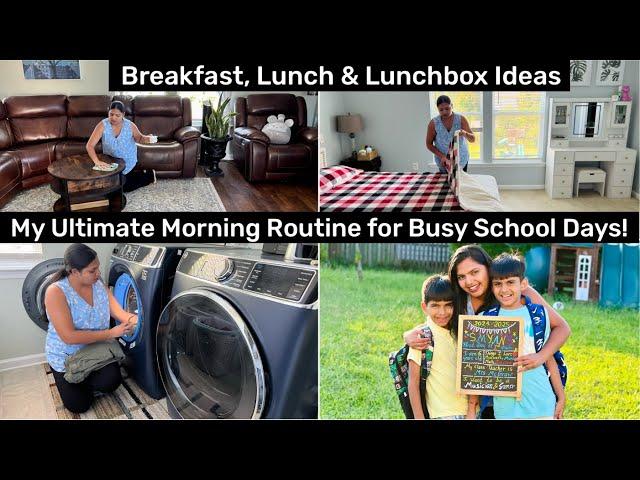 New* 5:30 AM Productive/BUSY Morning Routine with Elementary age Kids (2024)! FIRST DAY OF SCHOOL!