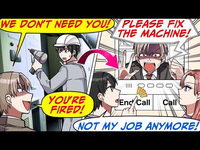 The New CEO Fired Me, Even Though I’m the Only Mechanic at the Firm! The Next Day…[RomCom Manga Dub]