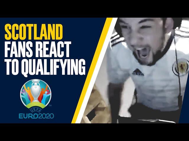 Scotland Fans React To EURO 2020 Qualification