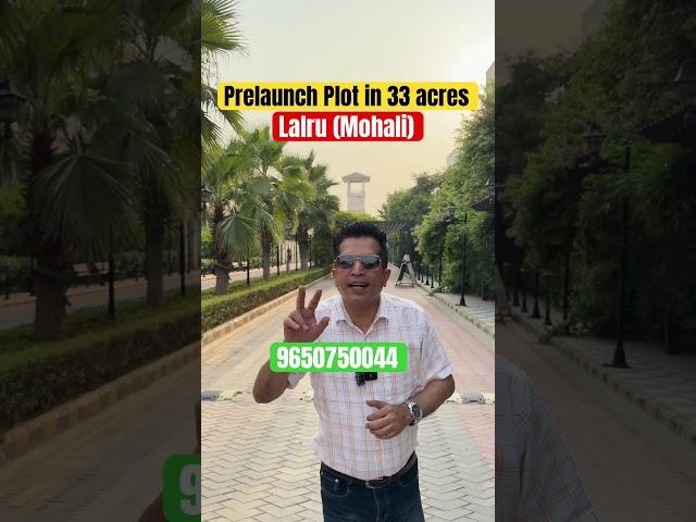 Prelaunch Plots in 33 Acres Lalru #firsttimehomebuyer #realestate #investorfirst #investment #plots