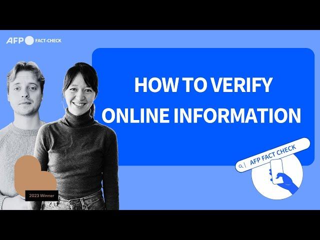 AFP Fact Check: how to verify information online