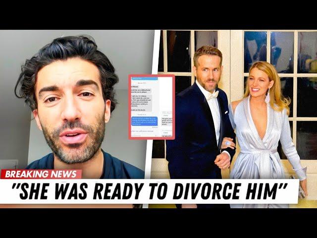 Blake Lively Was Planning To DIVORCE Ryan Reynolds For Justin Baldoni | Text Messages Reveals All