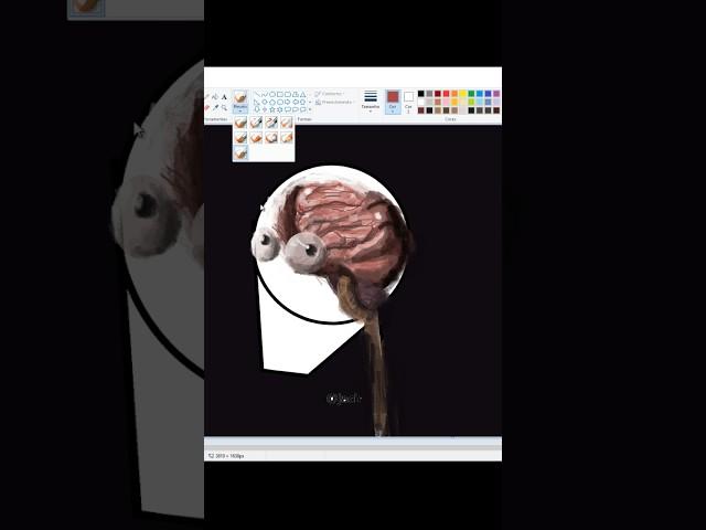 Mewing ART anatomy Microsoft Paint #art #microsoftpaint #anatomy #mewing #girlwithapearlearring