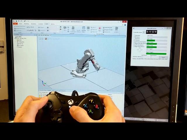 2018.02.23 - ABB real-time control with XBOX controller