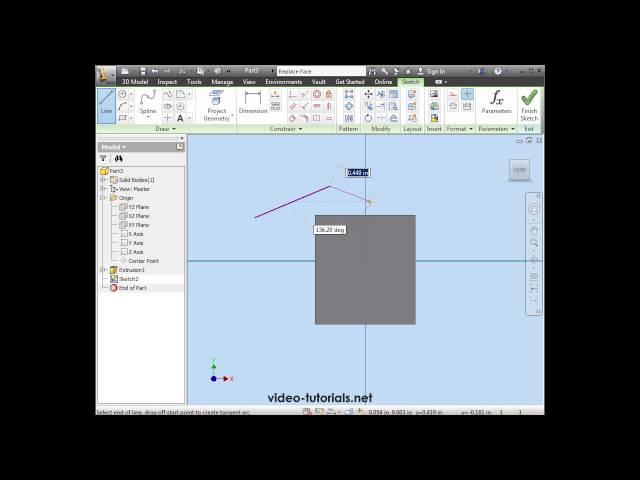 How to REPLACE Faces with AutoDesk Inventor - by Video-Tutorials.Net