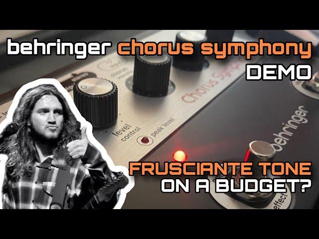  Is the Behringer Chorus Symphony the ULTIMATE Boss CE-1 Clone? | John Frusciante Tone Test