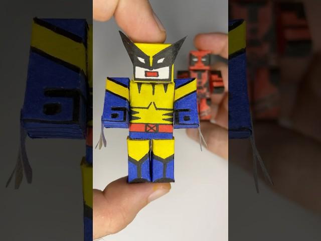 СУПЕР ГЕРОЙ из ЛАСТИКА  #diy #самоделки #minecraft #wolverine