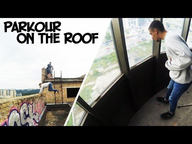 Руферы | Пробрались на недострой | Parkour on the roof /Stas Agapov