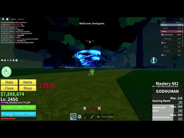 UPDATE 20 Blox Fruits | TTK (True Triple Katana) Combo with Godhuman New Update