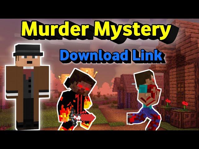 Murder Mystery : Detect Killer | Map Download Link | MCPE | Minecraft