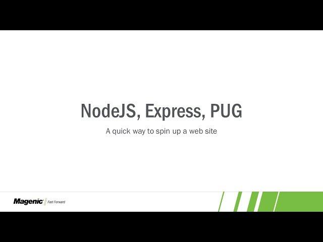 NodeJS + Express + Pug (View Engine)