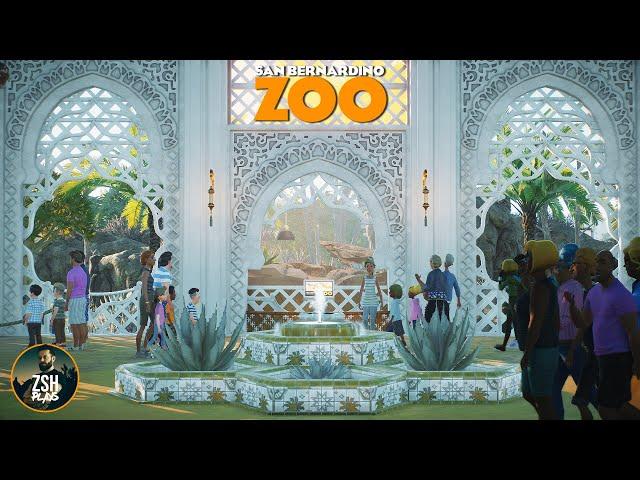 A Desert House for 6 Arid Animals in Planet Zoo Franchise Mode! | San Bernardino Zoo