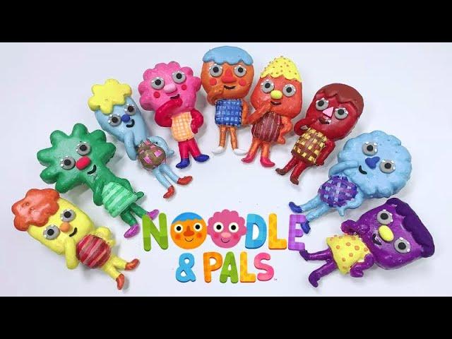 Kids Songs With Noodle & Pals |  Super Simple Songs plaster clay cracking국수와친구들 석고점토부수기ASMR