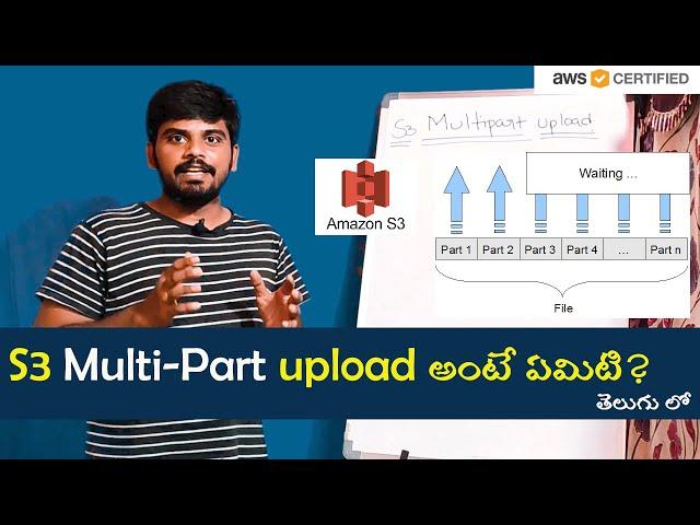 What is AWS S3 multipart upload? ఎప్పుడు ఉపయోగించాలి? cloud computing in telugu | Rakesh Taninki