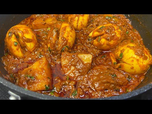 Spicy Egg Curry With Potatoes Video (Even Beginners Will Find It Simple)