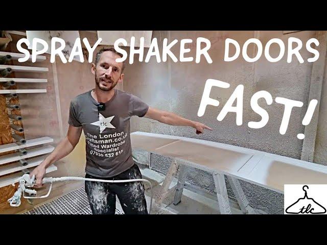 I Paint Shaker Style Doors SO Fast Like This... Vid#164