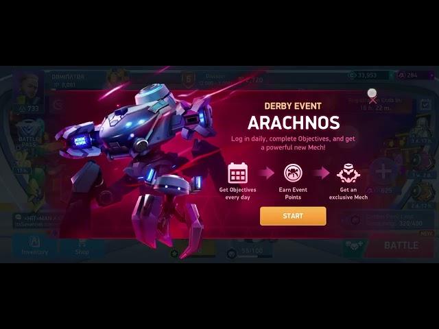 ARACHNOS mech unlocked | MECH ARENA