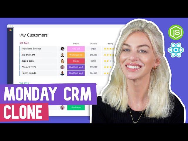  Build a Monday CRM Clone with GET POST PUT DELETE Requests | React + NodeJS + useContext Hook