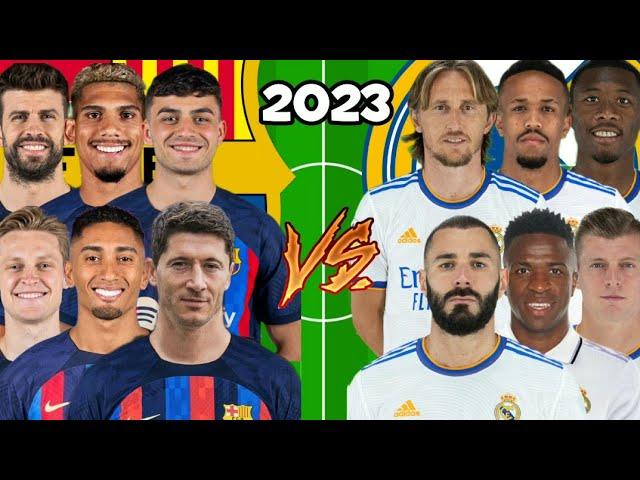 2023 Barcelona  2023 Real Madrd