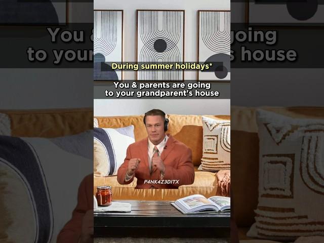 John Cena dancing with headphones | #childhood #shorts #memes