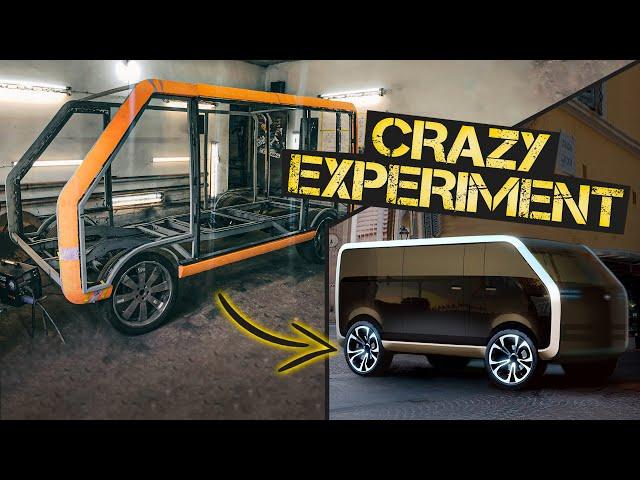 Full 365 days in 35 min. Building a Cyber Van using the Wattsan CNC machine. BIG part 1. Homemade.