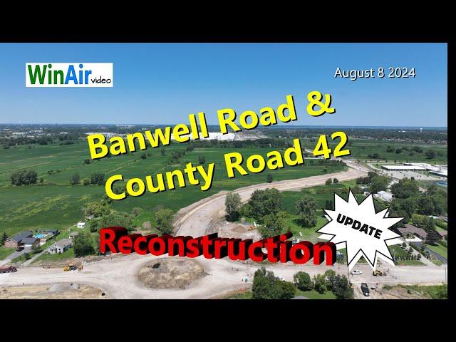 Progress on Banwell and county road 42 roundabout August 7 2024 0