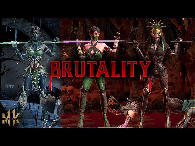 Jade Brutality All variations. MK Mobile.