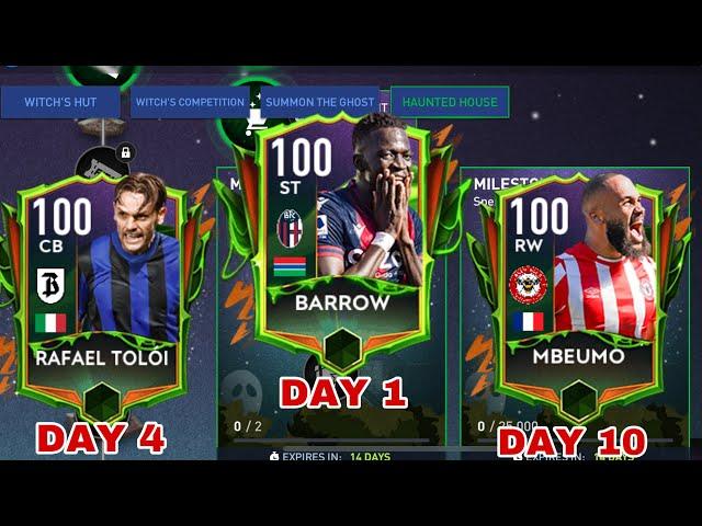 EVRY CARD FROM DAY 1 - DAY 14 IN SUMMON THE GHOST CHAPTER! SCREAM TEAM FIFA MOBILE!