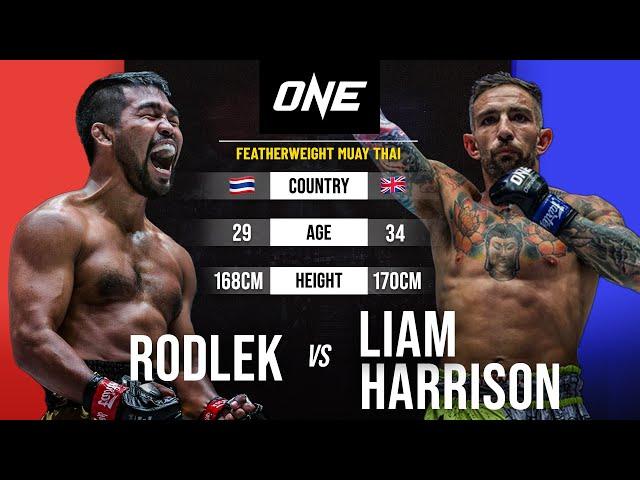 EPIC MUAY THAI WAR  |  Rodlek vs. Liam Harrison | Full Fight Replay