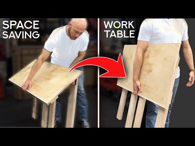 Portable & Affordable Folding Work Table for Small Spaces